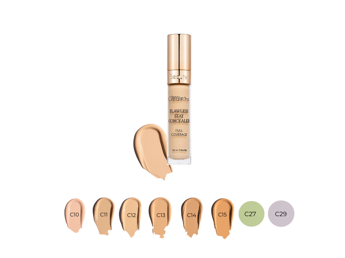 Corrector - Beauty Creations Color Concealer (Tono del C10 al C15 + C27 y C29)- Venta al Mayor 8 UND (7.76$/Unidad)