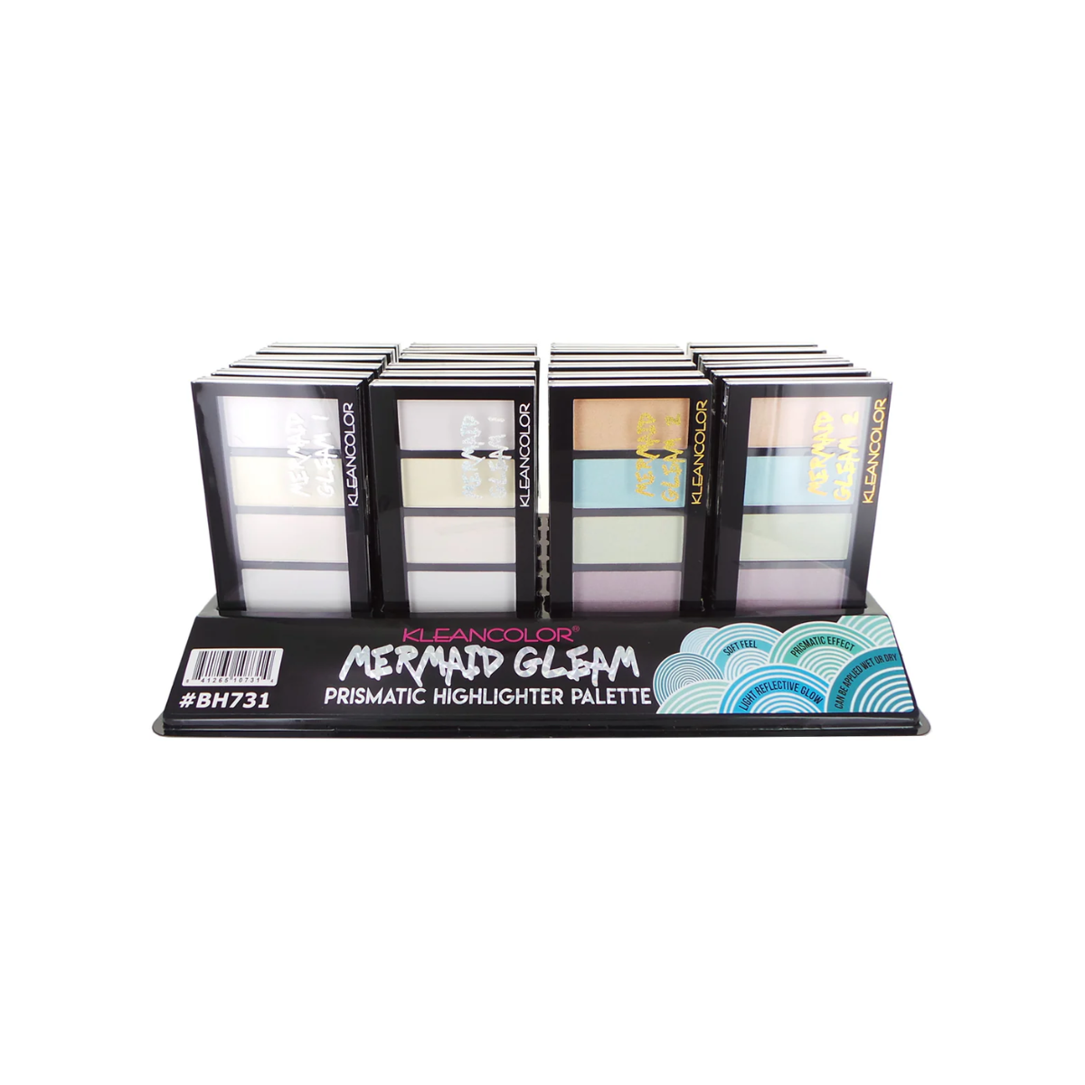 Kleancolor Mermaid Gleam - Paleta de Iluminadores