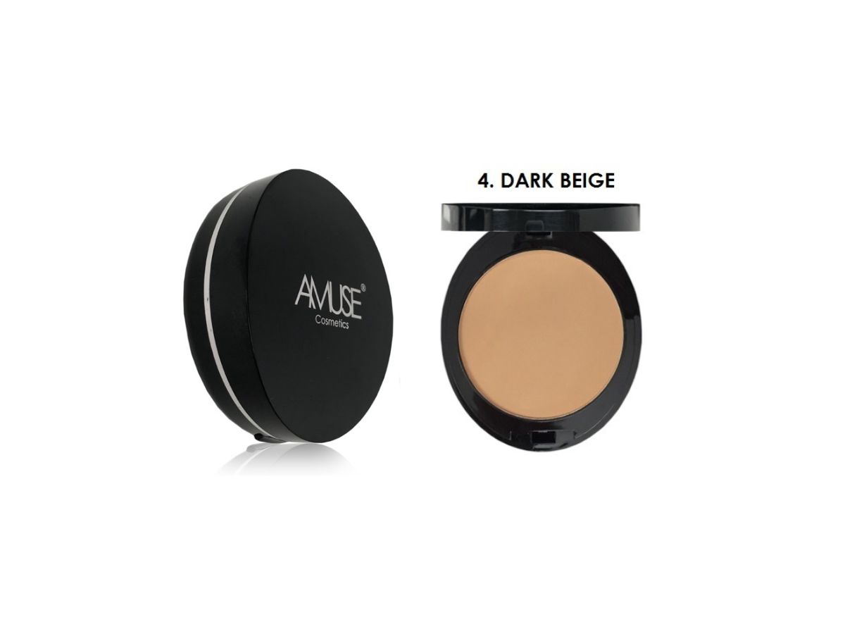 Polvo Compacto y Crema 2 en 1 - Amuse Cream and Powder Compact (Tono Dark Beige) - Venta al Mayor 4 und (3.68$/Unidad)