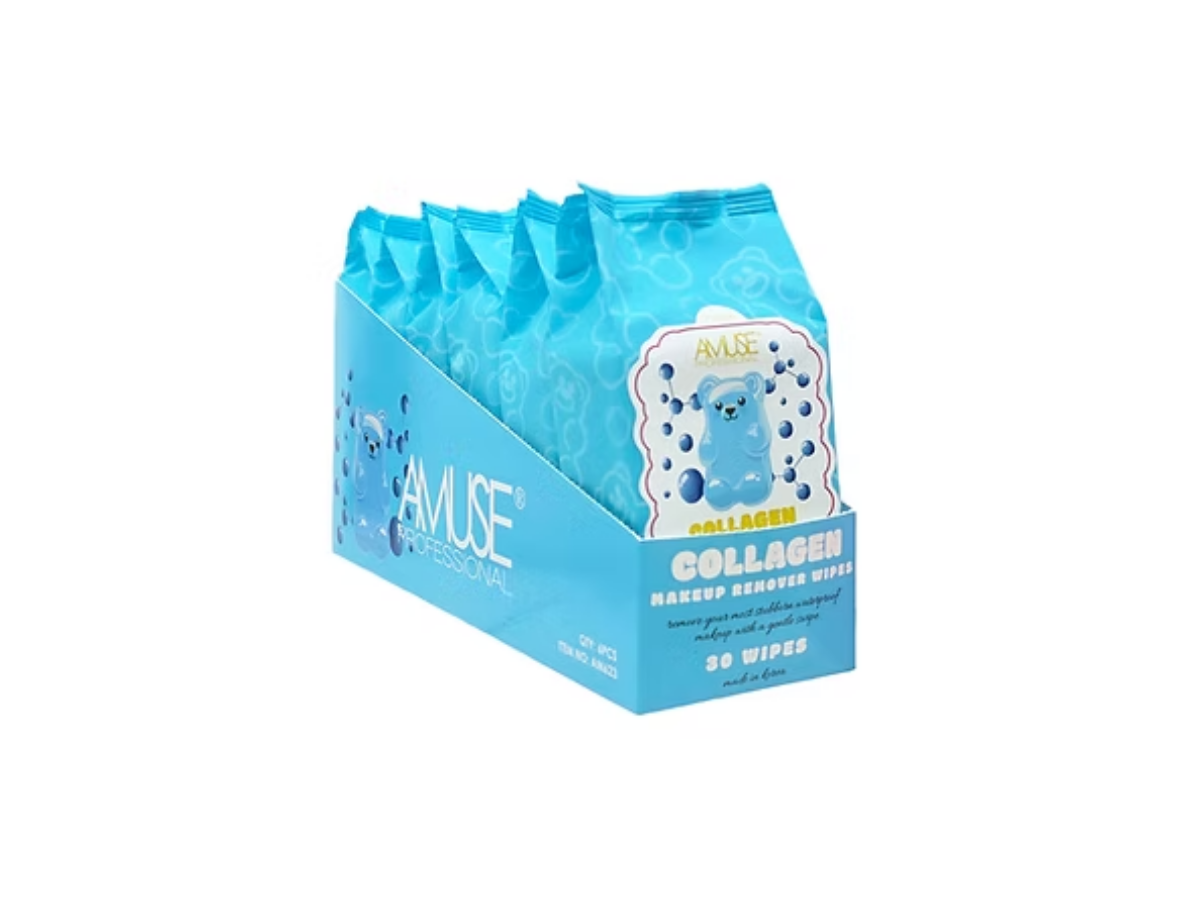 Amuse Professional Make Up Removal Wipe - Toallitas Desmaquillantes con Colágeno