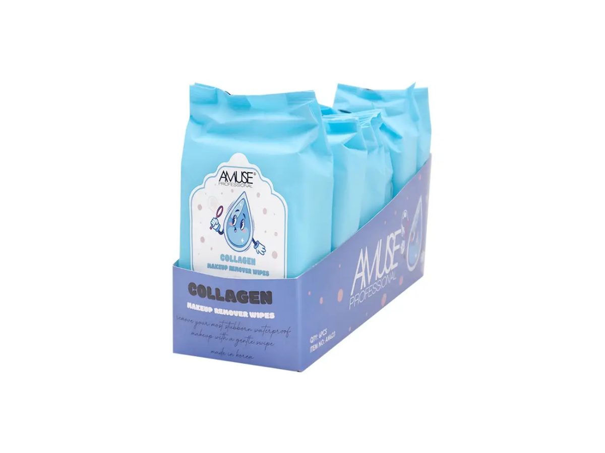 Amuse Professional Make Up Removal Wipe - Toallitas Desmaquillantes con Colágeno