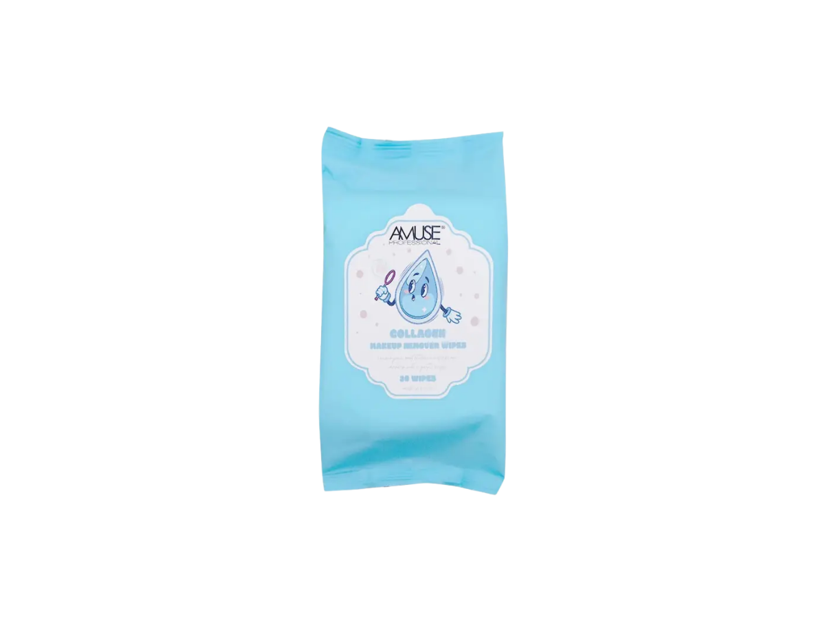 Amuse Professional Make Up Removal Wipe - Toallitas Desmaquillantes con Colágeno