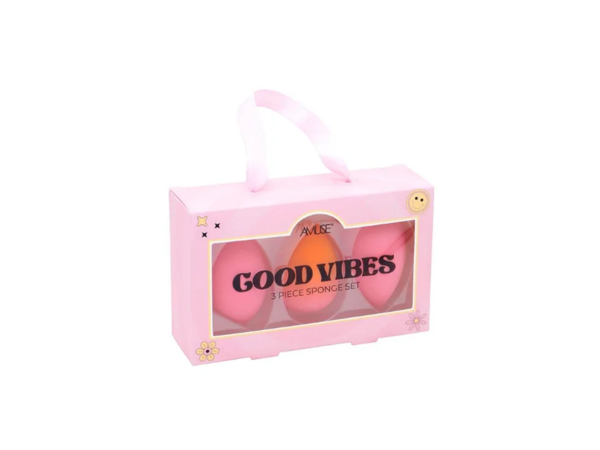 Amuse Good Vibes 3pc Sponge - Set de 3 Beauty Blenders