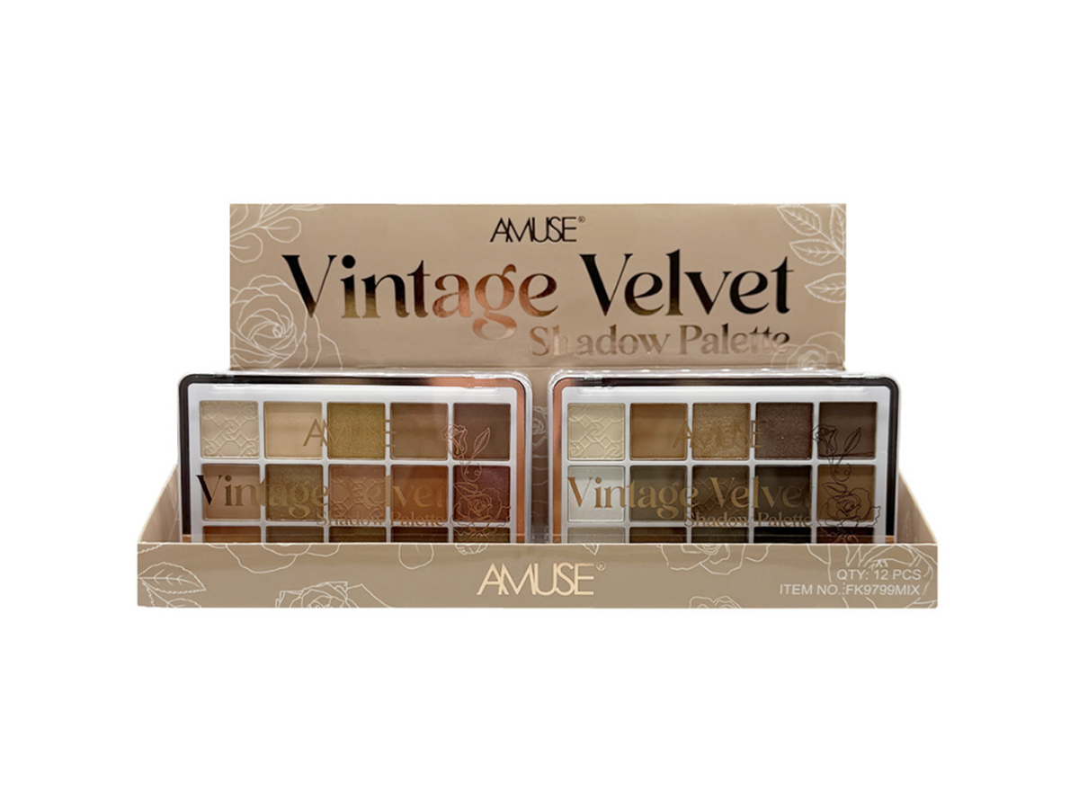 Amuse Vintage Velvet Shadow Palette - Paleta de sombra de ojos