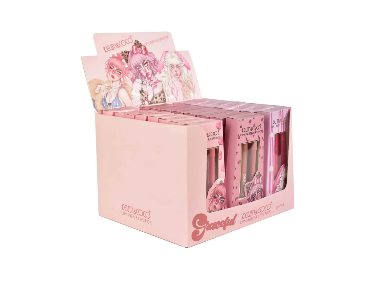 Kevin & Coco Lip Liner / LipStick - Set de delineador de labios y labial