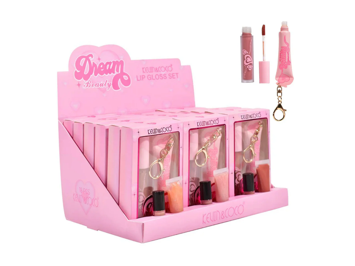 Kevin & Coco Dream Beauty Lip Gloss Set - Set de Brillos Labiales