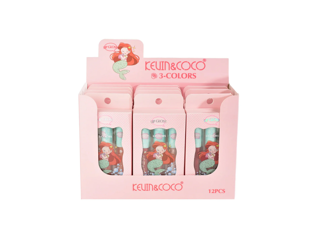 Kevin & Coco Mermaid 3PC Lip Set - Set de 3 labiales