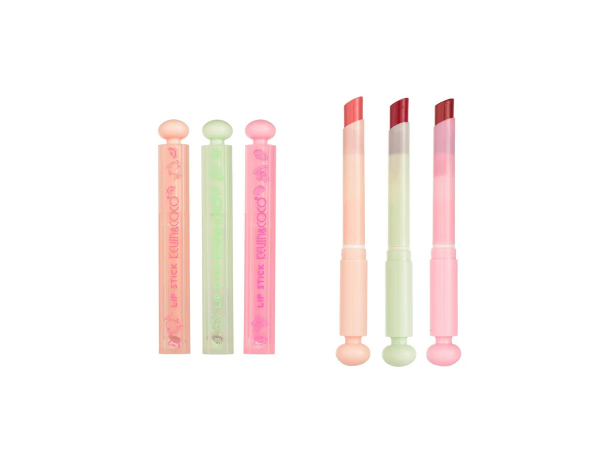 Kevin & Coco Fruit LipStick - Set de 3 labiales