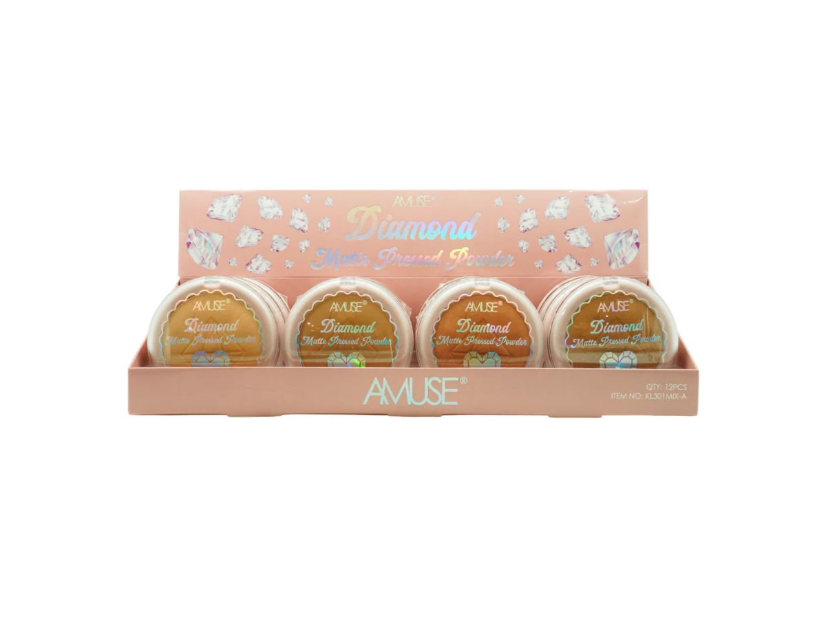 Amuse Diamond Matte Press Powder - Polvo Compacto Tonos A