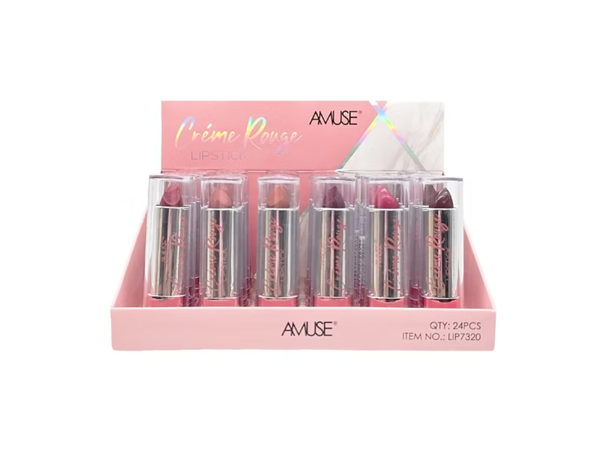 Amuse Creme Rouge Semi-Matte Hydrating Lipstick - Labial Semi Matte