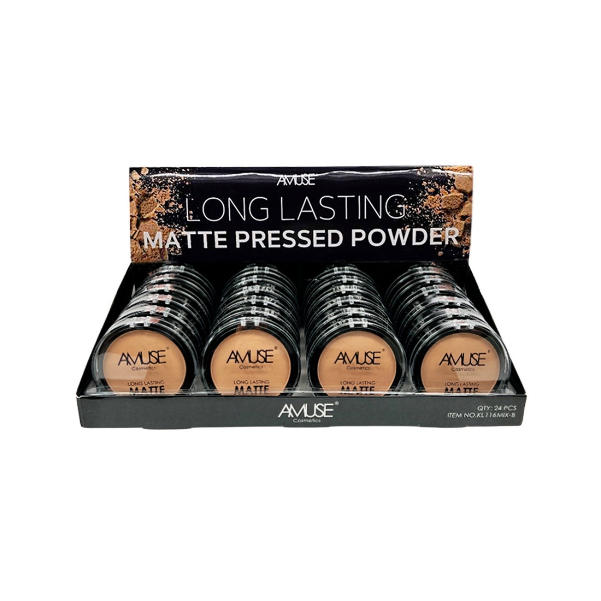 Amuse Long Lasting Matte - Polvo Compacto Alta Cobertura