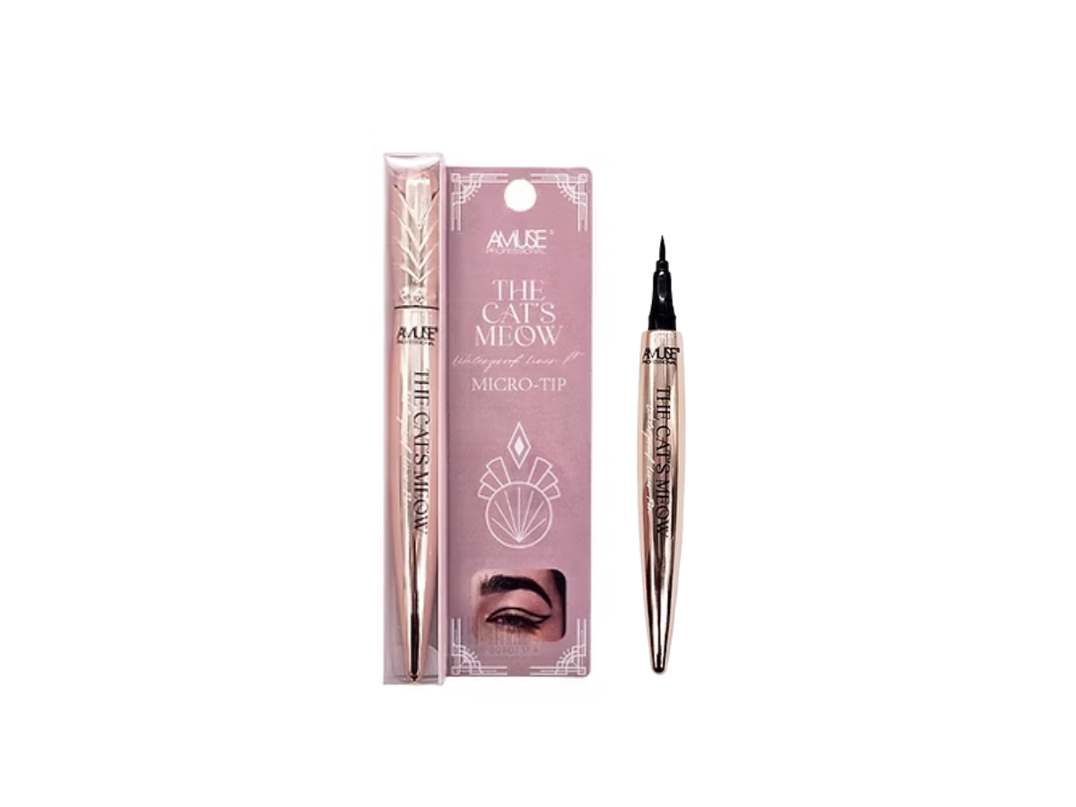 Delineador de ojos - Amuse The Cat's Meow Waterproof - Venta al Mayor 6 und (3.39$/Unidad)