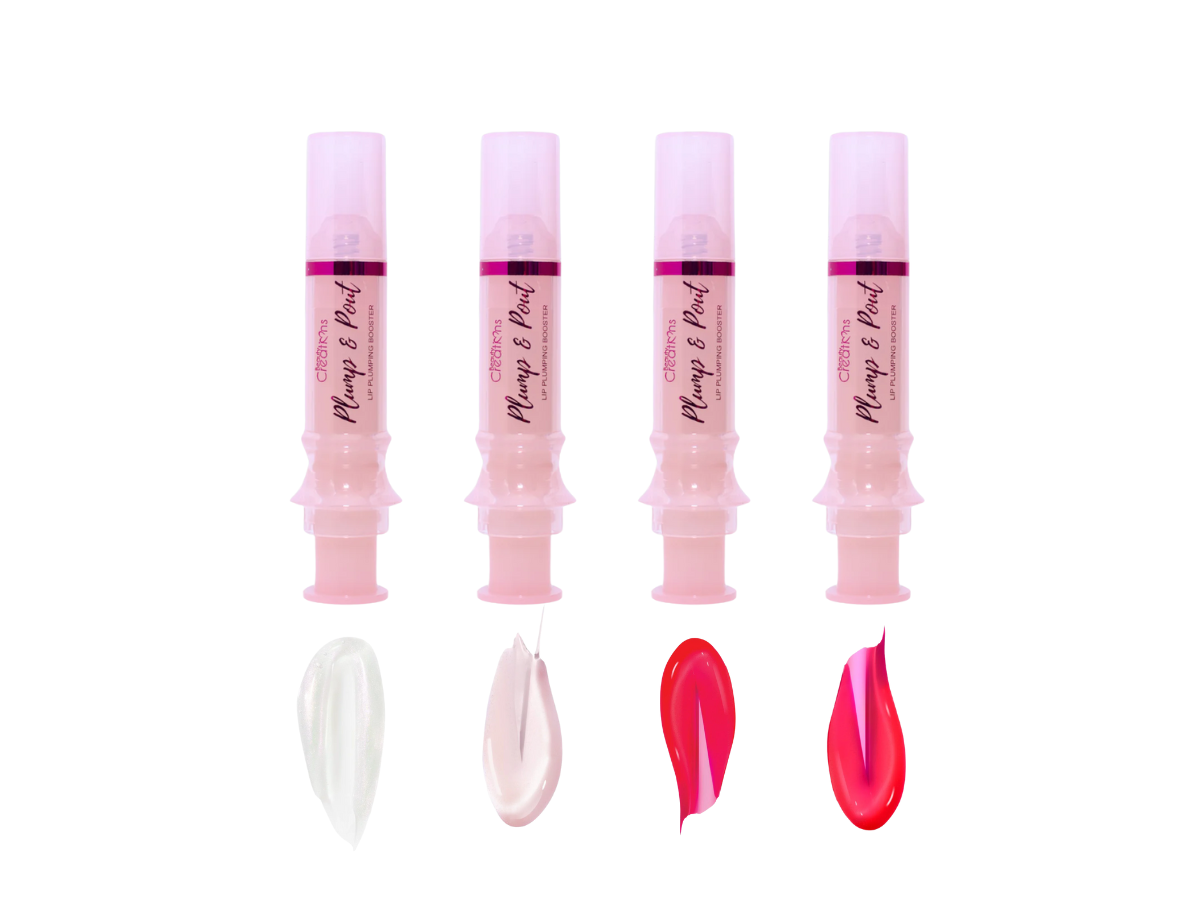 Labial - Beauty Creations Plump & Pout - Venta al Mayor Display 48 + 4 Free Tester (5.81$/Unidad)