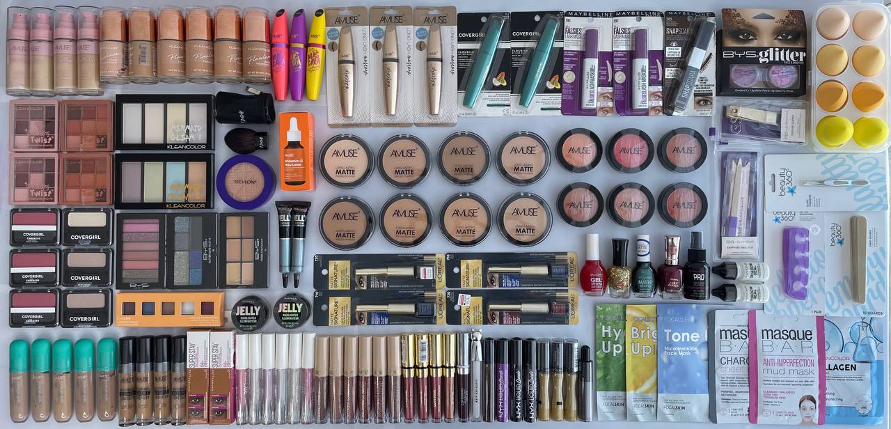 Caja de Cósmeticos Surtida CLASSIC - 126 Productos (2.25$/Unidad)