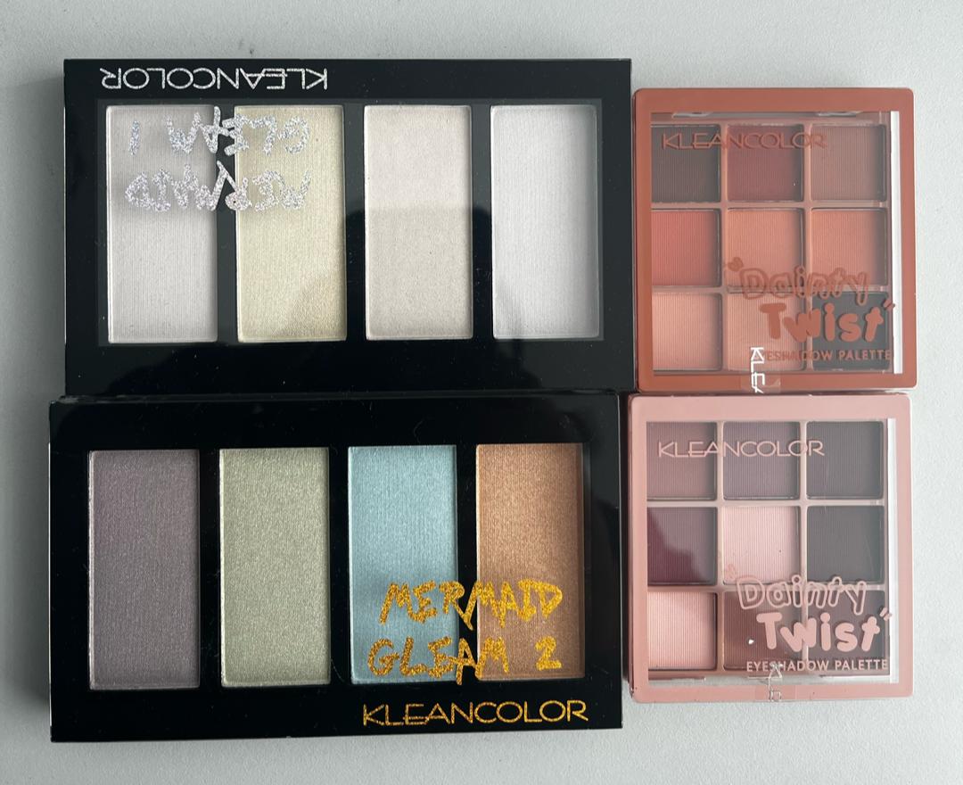 Paletas varias surtidas marca KLEAN COLOR - Venta al mayor 4 und (3.92$/Unidad)
