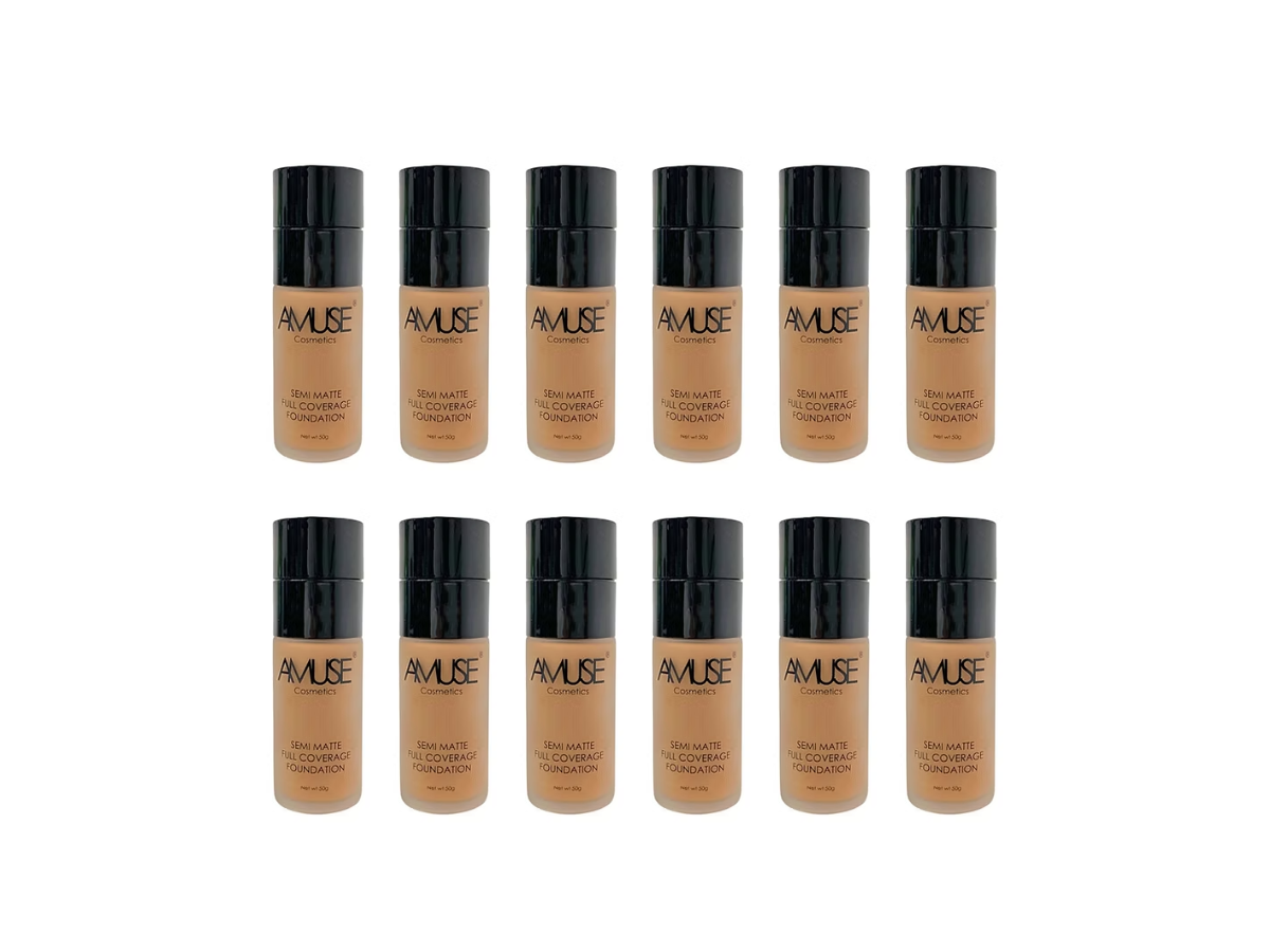 Base Líquida - Amuse Liquid Foundation - Venta al Mayor Display 12 und (3.71$/Unidad)