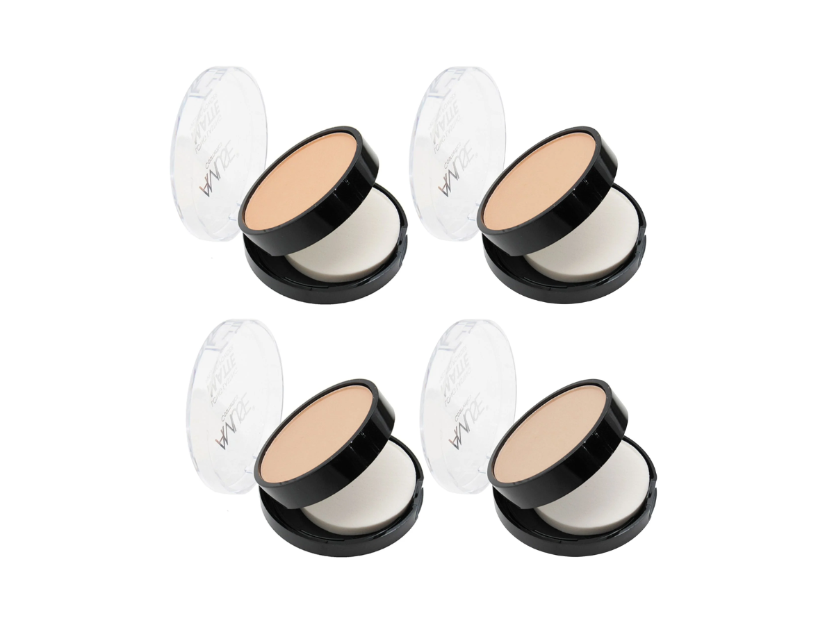Polvo Compacto Alta Cobertura - Amuse Long Lasting Matte KL116MIX-A - Venta al Mayor 4 und (3.56$/Unidad)