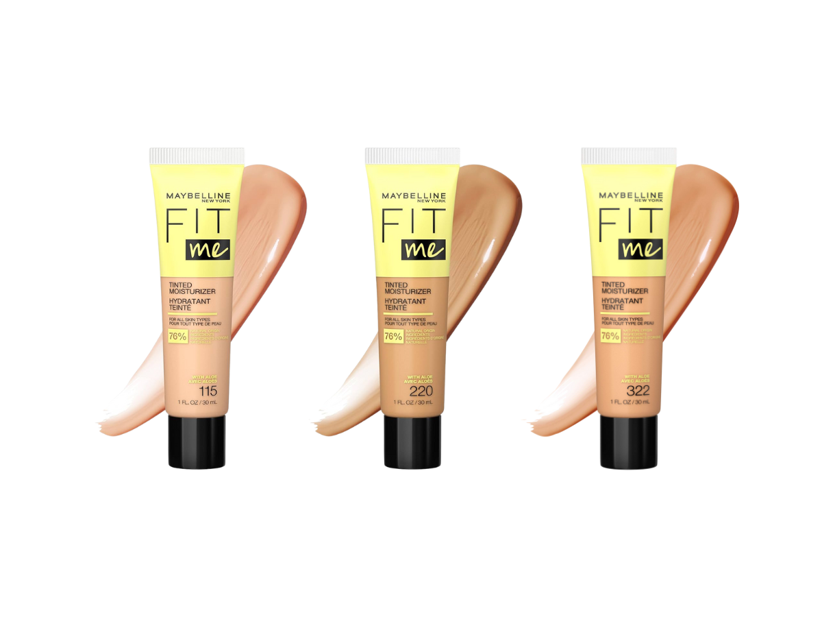Maybelline Fit Me Tinted Moisturizer, Natural Coverage, Face Makeup (115)