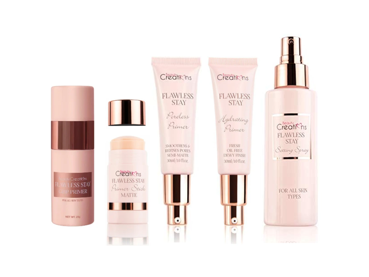 Set Primer - Beauty Creations Prep & Prime - Venta al Mayor 12 und + 5 Free Tester (8.94$/Unidad)