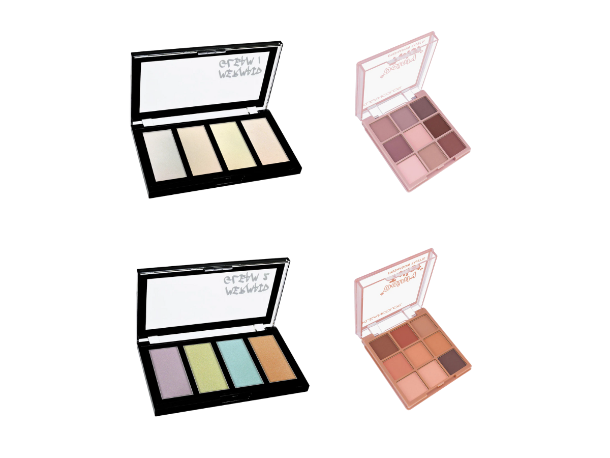 Paletas varias surtidas marca KLEAN COLOR - Venta al mayor 4 und (3.92$/Unidad)