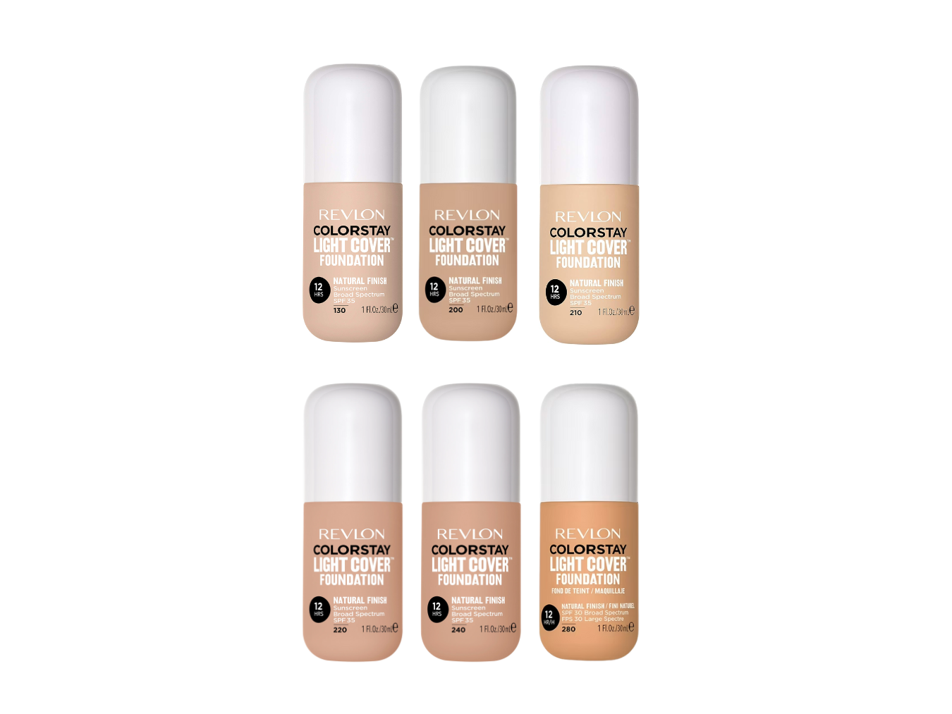Revlon Colorstay Light Cover Liquid Foundation Spf30 - Base Líquida 1 Oz
