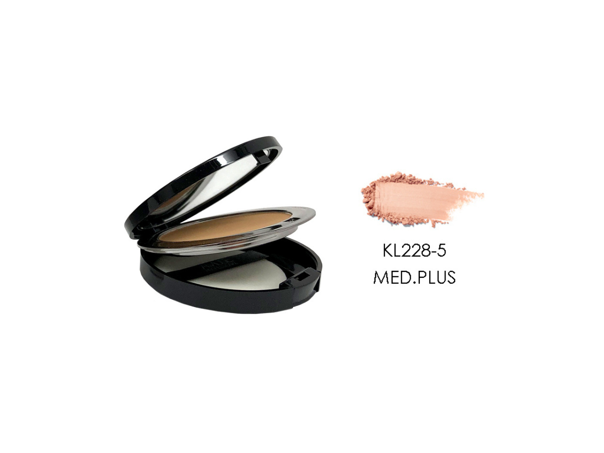 Polvo Compacto - Amuse Silk Press (Tono Medium Plus) - Venta al Mayor Display 12 und (2.54$/Unidad)