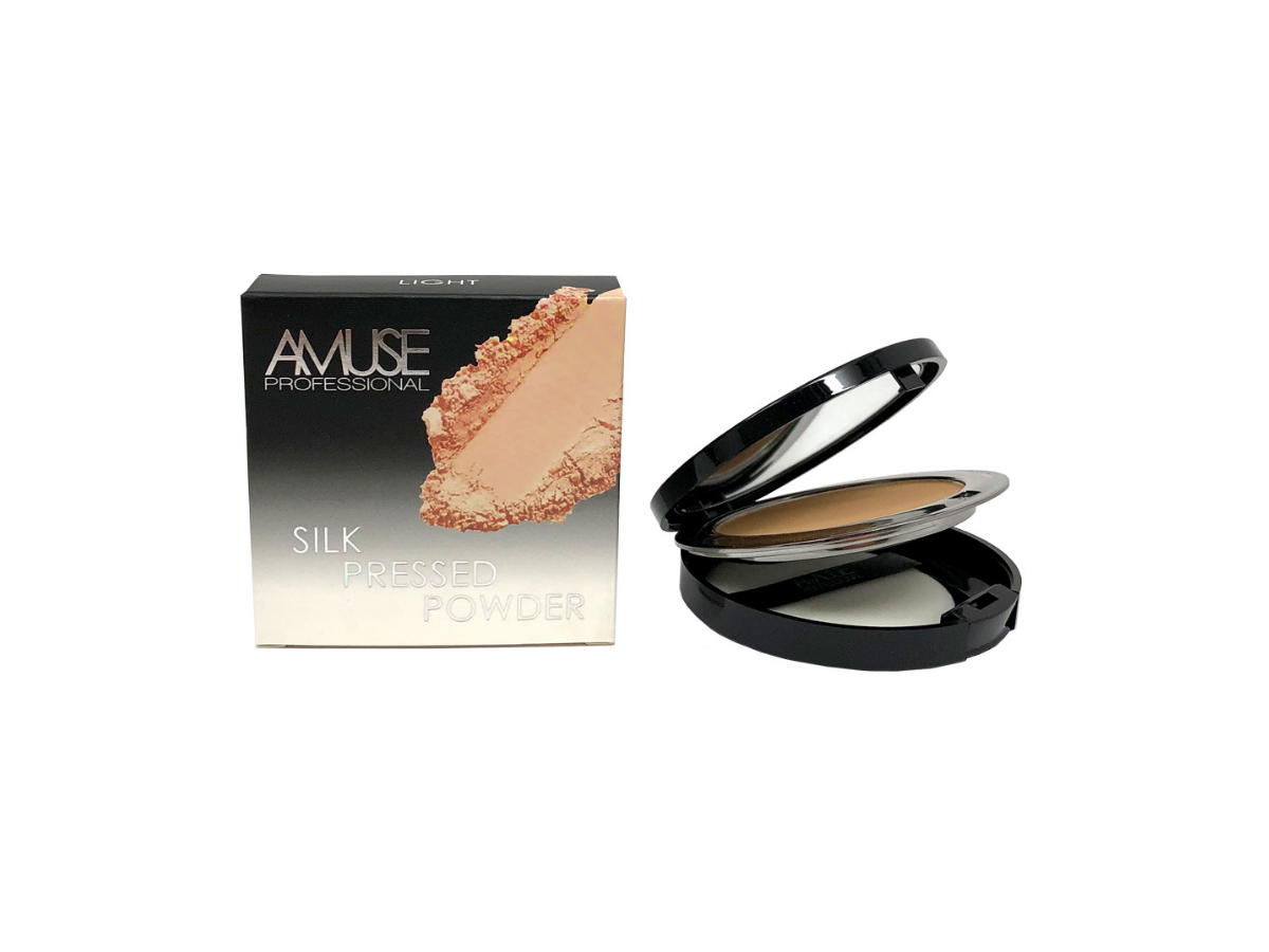 Polvo Compacto - Amuse Silk Pressed - Venta al Mayor Display 12 und (2.54$/Unidad)